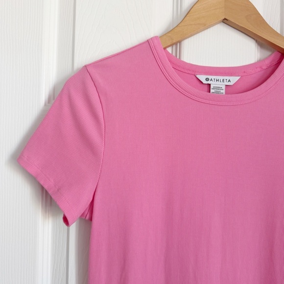 Athleta Signature Rib Baby Tee Dress Size M - Picture 7 of 11